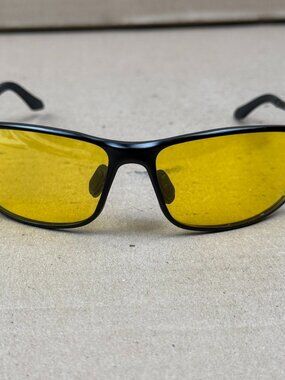 SOXICK Sunglasses SO6128 64-12-123 C1 Yellow Lens Minor Scratches